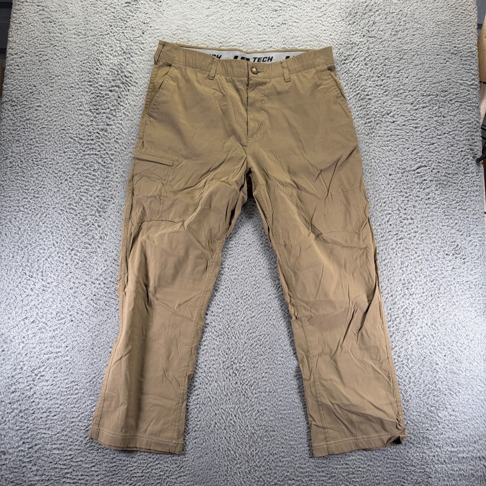 UnionBay Tech Pant Mens 38x29 Brown Nylon Windbreaker Hiking‎ Gorpcore Stretch